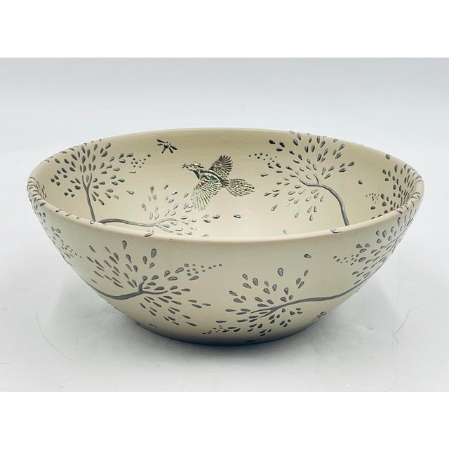 Mexican Emilia Castillo Porcelain & Pure Silver Bowl, Signed & Dated For Sale - Image 3 of 13