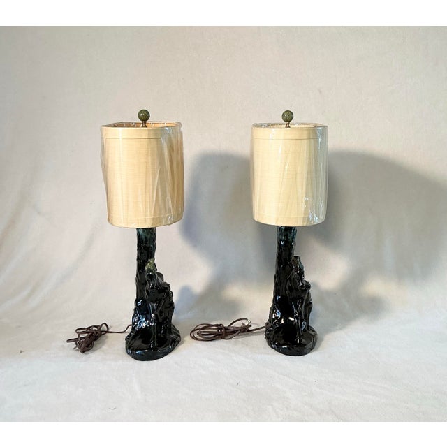 Mid-Century Modern Pair 1950s Phil-Mar Vintage Mid Century Modern Table Lamps Mare & Colt Horse For Sale - Image 3 of 12