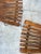 Mid Century Modern Wooden Bentwood Slatted Chairs With Iron Bases - Matching Set of 4 For Sale - Image 10 of 11