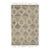 6x8 Ivory Hand-Knotted Wool Linear Diamond Motif Modernist Carpet Rug For Sale