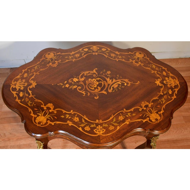 We are pleased to offer this beautiful Antique French Louis XV center table/ hall table, from the 1900. This table is made...