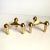 Fritz Nagel Mid Century Nagel Candle Holders in Brass a Pair MCM Vintage 1960s For Sale - Image 4 of 12