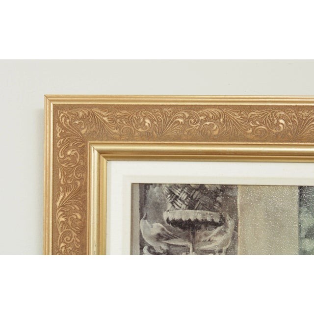 2000 - 2009 Contemporary Floral Still Life Reproduction Print, Framed For Sale - Image 5 of 13