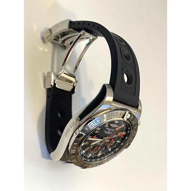 Black Breitling Super Avenger Chrono Limited Edition Black PVD Steel Rare, 4004422 For Sale - Image 8 of 18