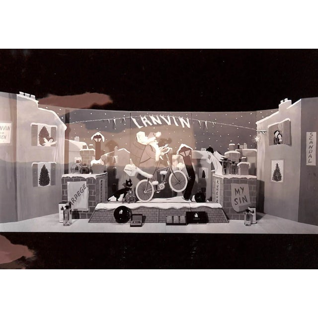 1950s "Lanvin Paris C1950s Original Perfume Advertising Photo Artist Folio W/ 3-Ring Binder" For Sale - Image 5 of 12