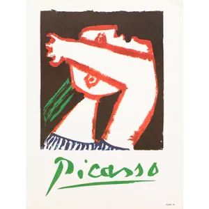 1957 After Pablo Picasso, Cubist Poster