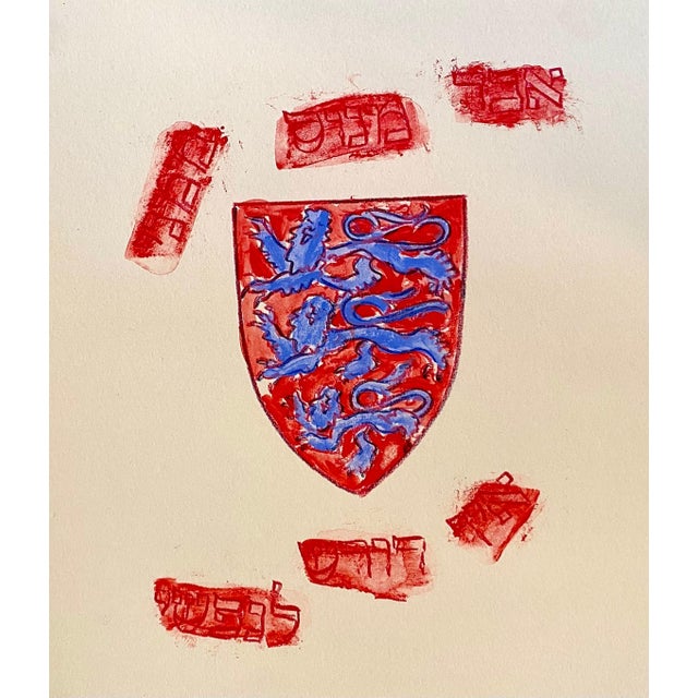 Early 21st Century Mark Podwal, Large Archival Pigment Print Judaica Lithograph Mark Podwal Jewish Hebrew Art, 2014 For Sale - Image 5 of 8