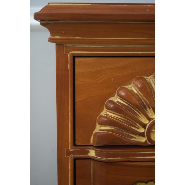 Cherry Georgian Style Block Front Chest For Sale In Philadelphia - Image 6 of 18