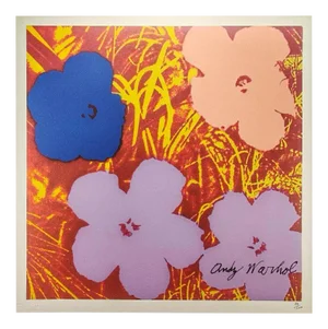 After Andy Warhol, Flowers, Lithograph, 1980s