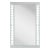 Fleur Home Audubon Spruce Rectangle Mirror in Pelican Gray, 30x40 For Sale