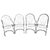 Silver Chrome Dining Chairs by Gastone Rinaldi for Rima, Italy, 1970s, Set of 4 For Sale - Image 8 of 8