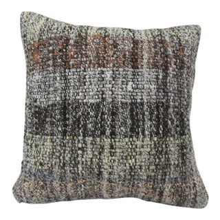 Handwoven Turkish Kilim Pillow Cover For Sale
