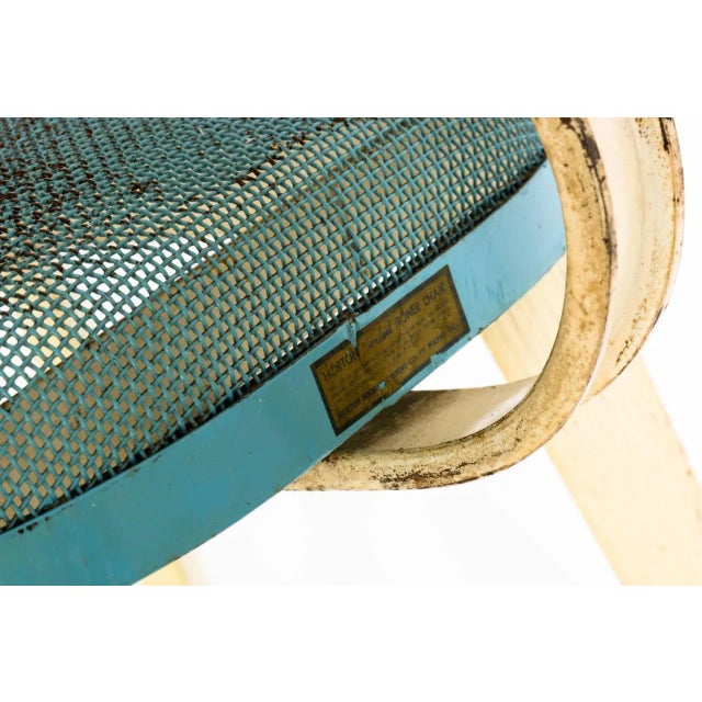 Metal Mesh Chair in the Manner of Jean Prouve For Sale - Image 10 of 11