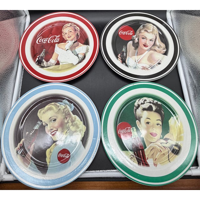 1980s Vintage Coca-Cola American Girls Dinnerware Set, 1980s, Set of 16 For Sale - Image 5 of 13