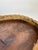 Vintage French Tray in Olive Wood and Rush, 1960 For Sale - Image 13 of 16