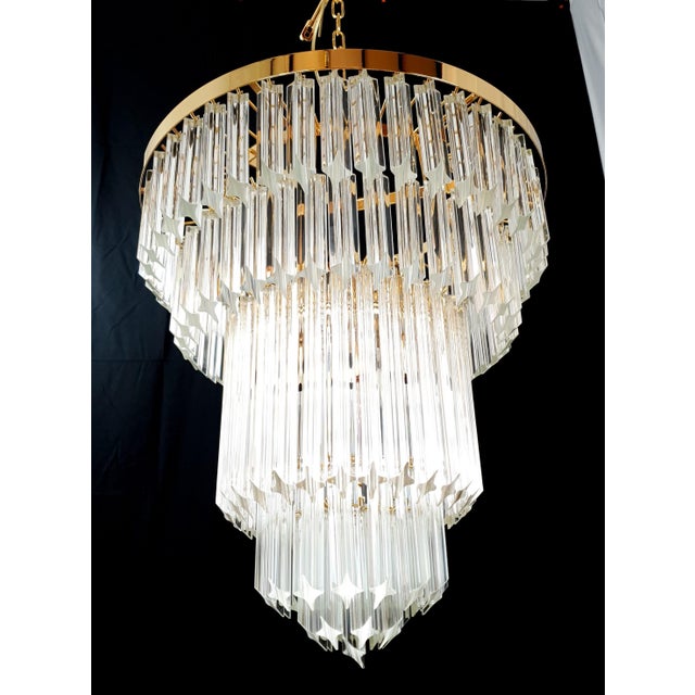 Vintage Murano Chandelier, 1970s For Sale - Image 3 of 9
