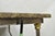 Vintage Directoire Maison Jansen Style Steel & Brass Marble Top Console Table For Sale - Image 15 of 18