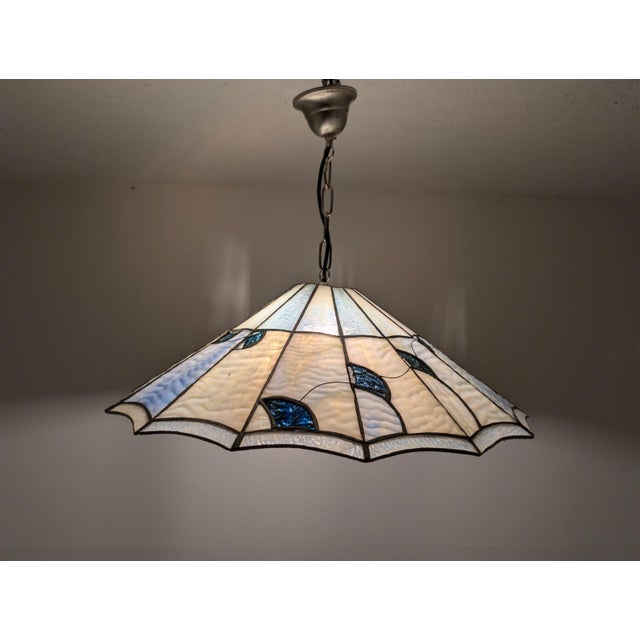 Hanging Lamp in Glass and Metal For Sale - Image 10 of 14