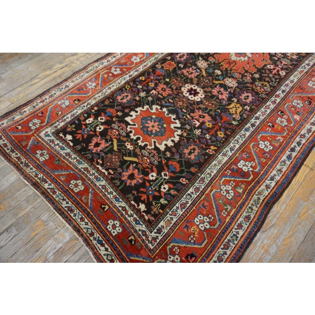 19th Century 19th Century N.W. Persian Carpet ( 4'6'' x 9'1'' - 137 x 279 ) For Sale - Image 5 of 12
