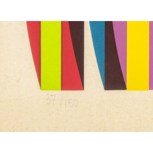 Yaacov Agam "Untitled 23" Screenprint, Circa 1980 For Sale - Image 10 of 11