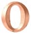 Vintage Copper Colour Letter O, 1970s For Sale - Image 10 of 10