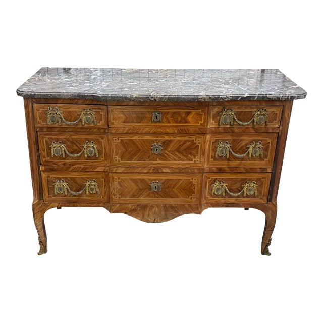 French Transitional LouisXV. , XVI Chest of Drawers For Sale