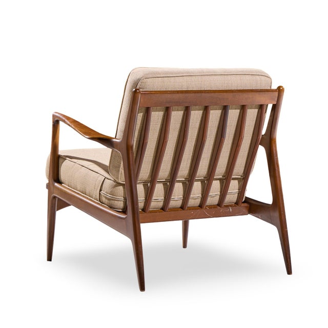 Brown Kofod Larsen for Selig Mid Century Danish Lounge Chairs - Pair For Sale - Image 8 of 13