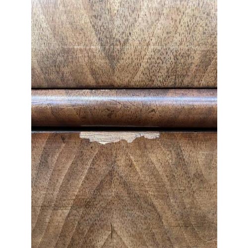 Louis Philippe Chest of Drawers in Light Mahogany and Gray Marble For Sale - Image 3 of 8