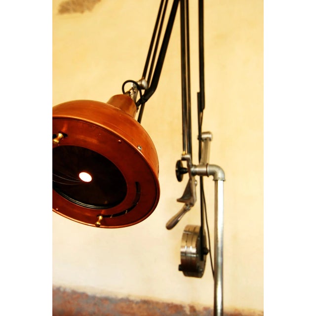 Mid-Century Modern 1940s Mid-Century Unic Contre-Poids Floor Lamp For Sale - Image 3 of 5