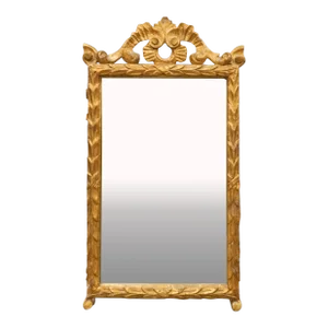 19th Century Continental Style Giltwood Frame Wall Mirror