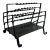 1960s Vintage French Twisted Wrought Iron Magazine Rack For Sale