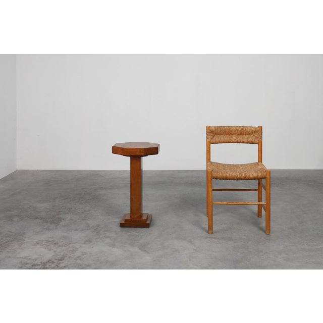 Art Deco Side Table with Drawers & Integrated Ashtray, France, 1925 For Sale - Image 6 of 11