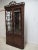 Chippendale Henkel Harris Flame Mahogany Corner Cabinet Breakfront Hutch For Sale - Image 3 of 13
