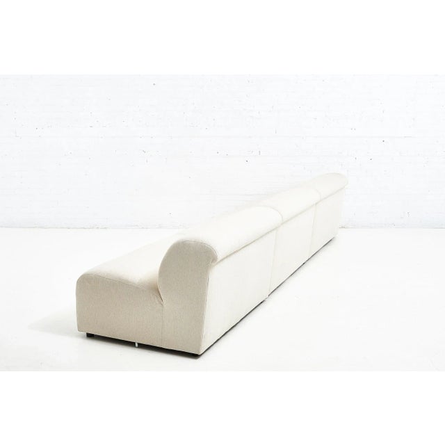 1980s 3 Piece Modular Sofa by Vladimir Kagan for Preview, 1988 For Sale - Image 5 of 10