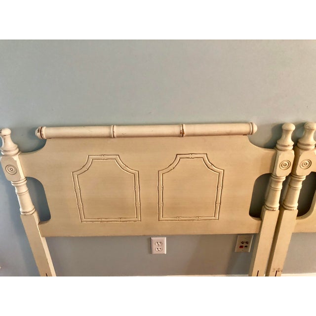 Faux Bamboo Pagoda Twin Headboards a Pair Chairish