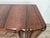 Wood Art Deco Walnut Chest of Drawers with 4 Drawers and Brass Handles, 1940s For Sale - Image 7 of 18