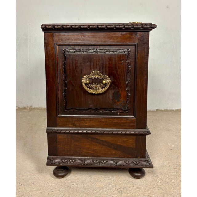 Spanish Carved Blanket Chest, 1920 For Sale - Image 6 of 17