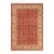 Shabby Chic 1990's Floral Pak-Persian Red/Beige Wool Rug - 6'1'' X 9'2'' For Sale