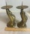 Vintage Brass Buddha Altar Candle Holders - A Pair For Sale - Image 11 of 12