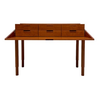 Vintage Postmodern Cherrywood Secretary by Antonio Citterio for B&B Italia, 1980s For Sale