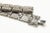 Modern Pave` Diamond and Sterling Silver Link Bracelet For Sale - Image 3 of 6