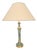 Regency Glazed Ceramic Table Lamp, Italy, 1970s For Sale