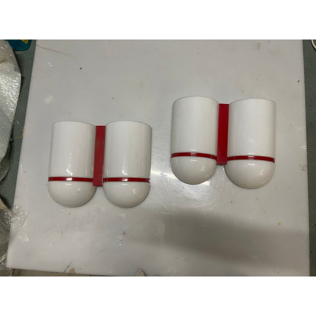 Acrylic Glass Sconces by F. Fabbian, 1970s, Set of 2 For Sale - Image 9 of 14