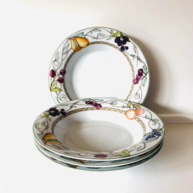 Dansk Designs Contemporary Dansk" Umbrain Fruit" Soup Bowls S/4 For Sale - Image 4 of 6