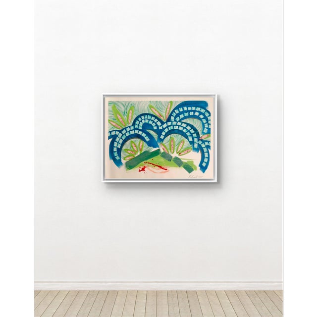 Lovely watercolor painting comes signed in pencil and unframed. Barbara Beck Painter Printmaker Beck’s work is inspired by...