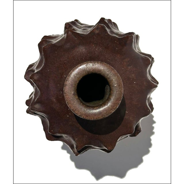 Ka-Kwong Hui MCM Vintage Studio Art Pottery Vase For Sale - Image 4 of 7