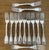 Art Deco Frionnet Francois Mid Century Shell Pattern Silverware- Set of 37 For Sale - Image 3 of 18