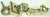 Mid 19th Century French, Napoleon III Brass Door Knocker For Sale - Image 4 of 5