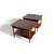 Mid-Century Modern Lane Mid-Century Modern Walnut End Tables or Nightstands - A Pair, Oak For Sale - Image 3 of 17