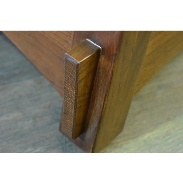 Wood Mission Crofter Nightstand / End Table - Micheal Cherry For Sale - Image 7 of 12
